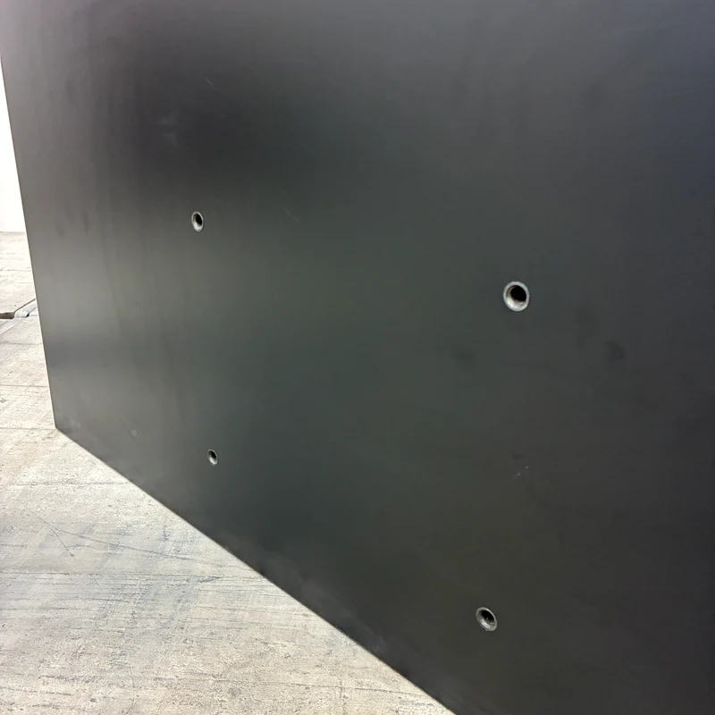 Schreibtisch Anbauelement Sideboard Schrankmodul Schwarz Gebraucht