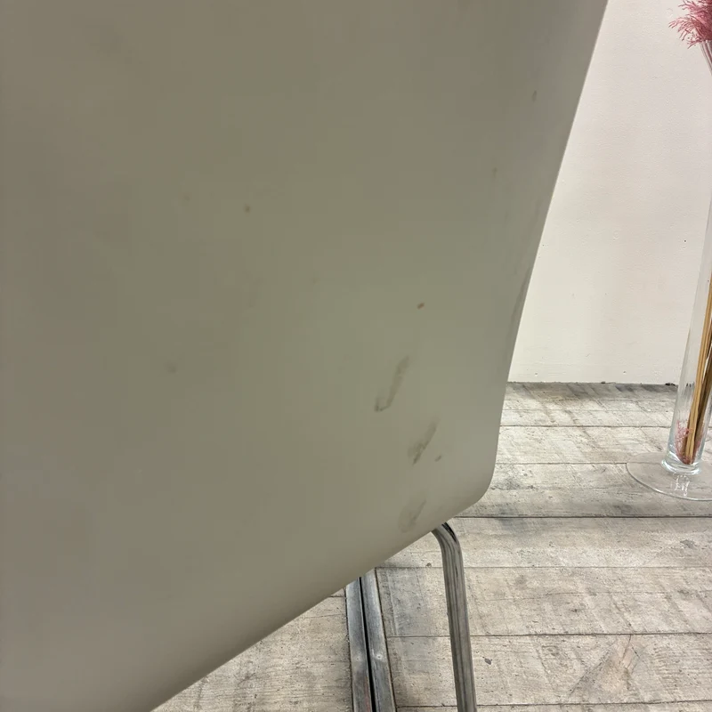Esszimmerstuhl Schalenstuhl Grün Beige Blütendekor Chromgestell Stuhl Gebraucht
