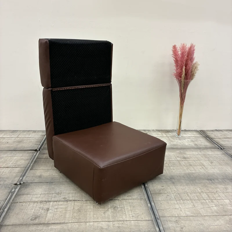 Schlafsessel mit Stauraum Ausziehbar Kunstleder Braun Sessel Gebraucht