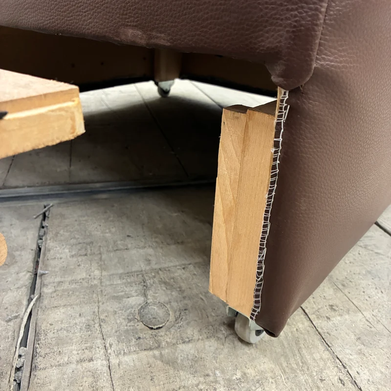 Schlafsessel mit Stauraum Ausziehbar Kunstleder Braun Sessel Gebraucht