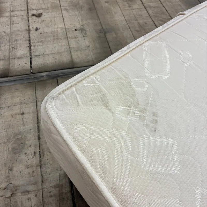 FBF Boxspringbett 160x200 Dunkelbraun Kunstleder inkl Federkern Matratze Gebraucht