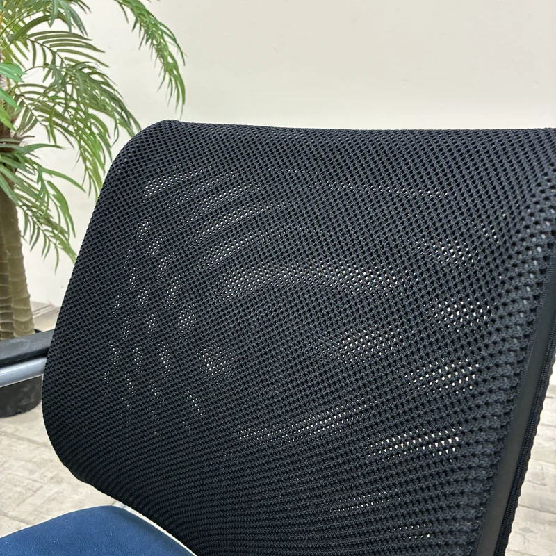 Sedus Netwin Freischwinger Blau Schwarz Netzrücken Büro Stuhl Gebraucht