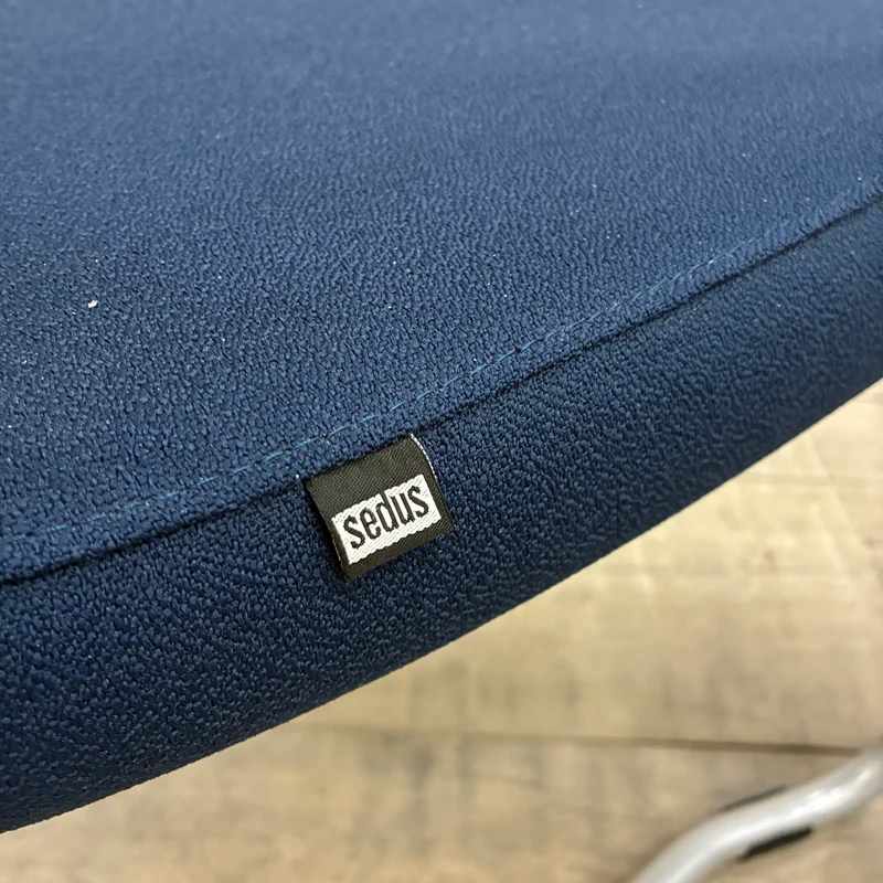Sedus Netwin Freischwinger Blau Schwarz Netzrücken Büro Stuhl Gebraucht