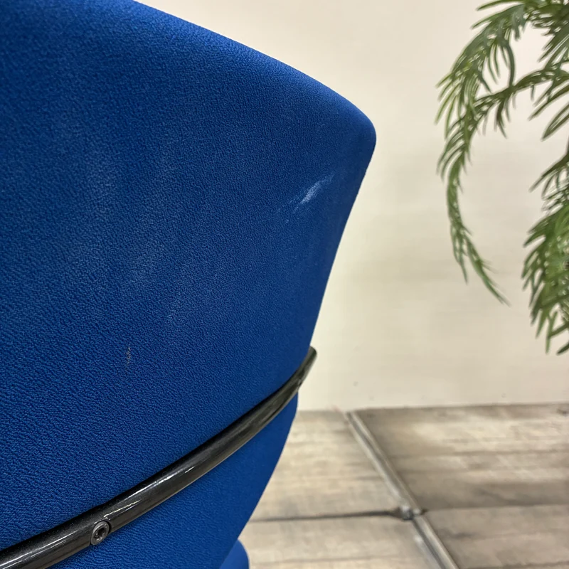 Sitland Freischwinger Blau Schwarz Büro Konferenz Stuhl Gebraucht