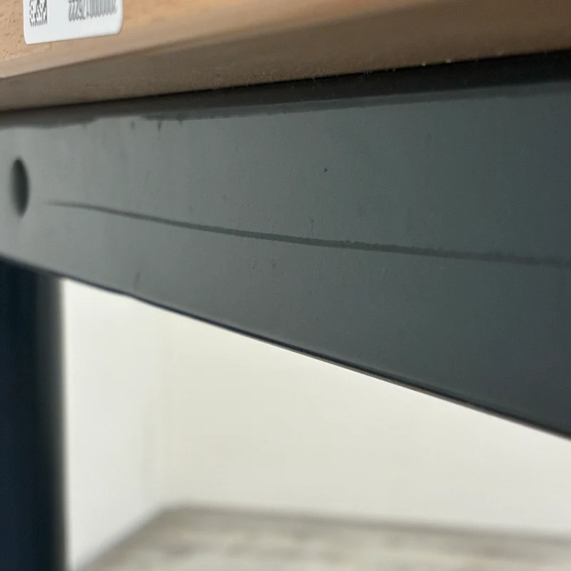 Assmann Freiformschreibtisch Buche Geschwungen Schreibtisch 200x70 Tisch Gebraucht