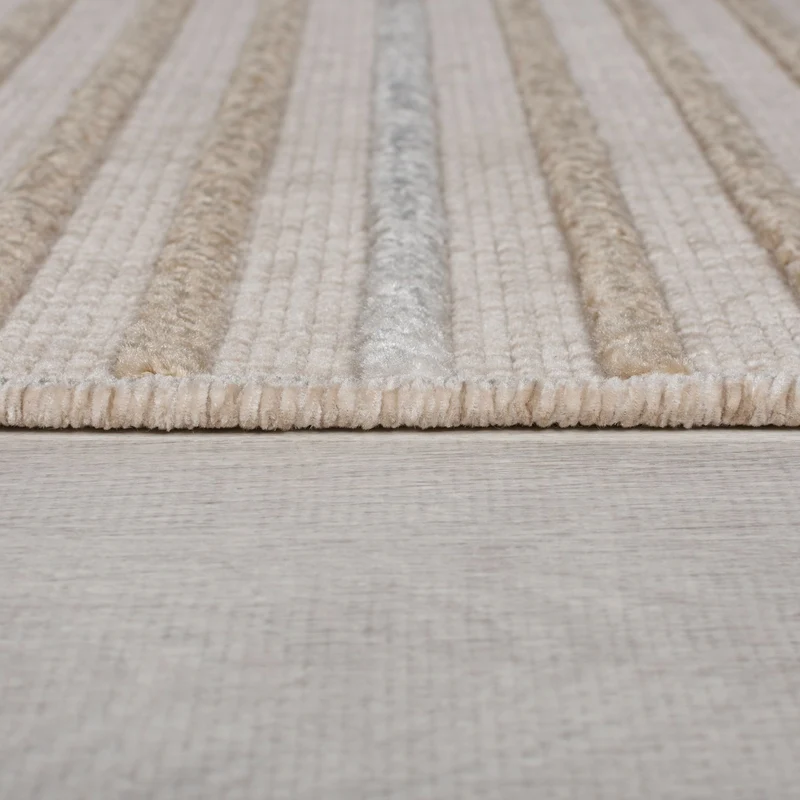 Teppich maschinenwaschbar Streifen-Design IAN