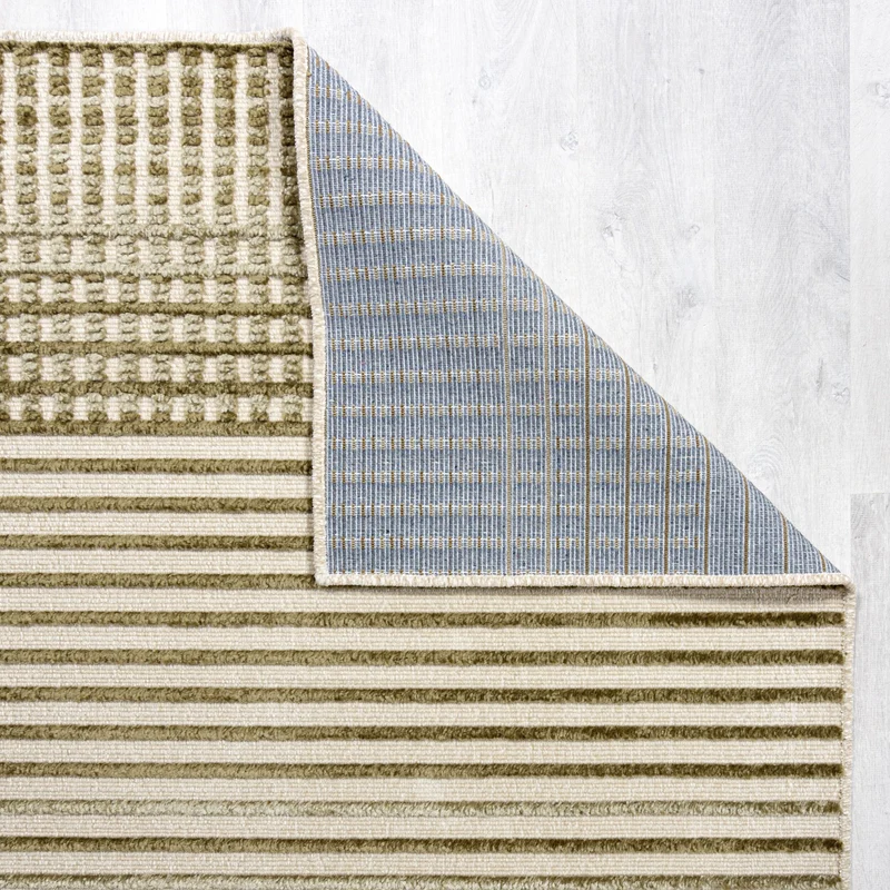 Teppich maschinenwaschbar Streifen-Design IAN