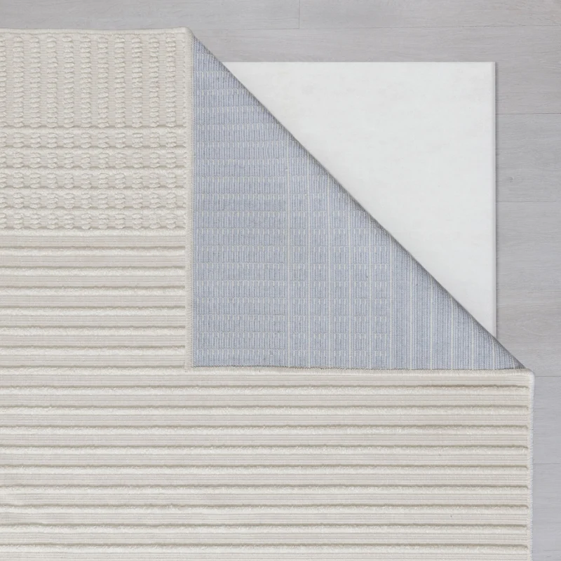 Teppich maschinenwaschbar Streifen-Design IAN