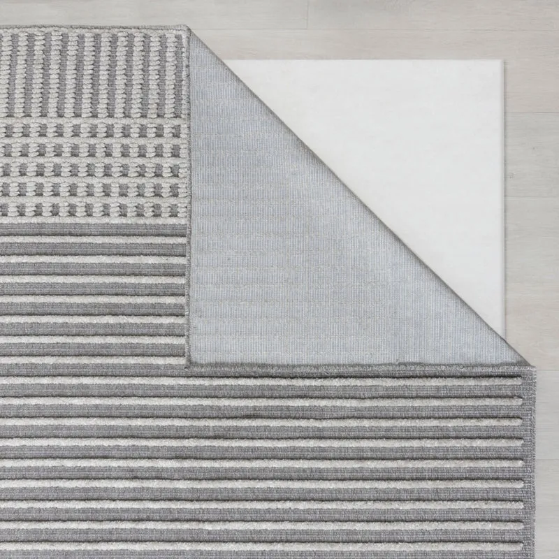 Teppich maschinenwaschbar Streifen-Design IAN