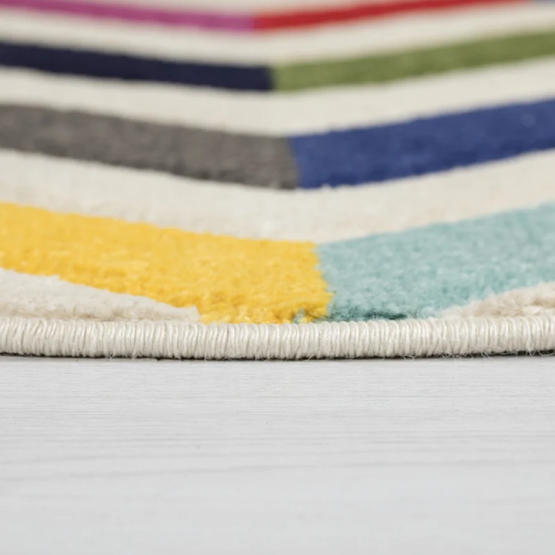 Designteppich Farbstreifen · 100 % Polypropylen · 11 mm Mittelflor