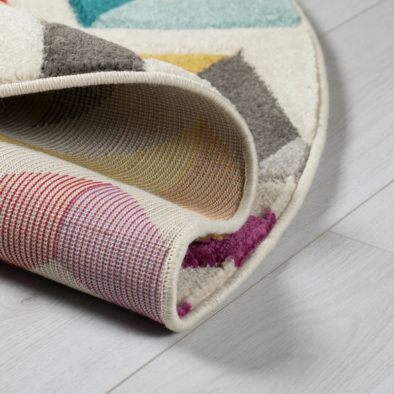 Designteppich Farbstreifen · 100 % Polypropylen · 11 mm Mittelflor