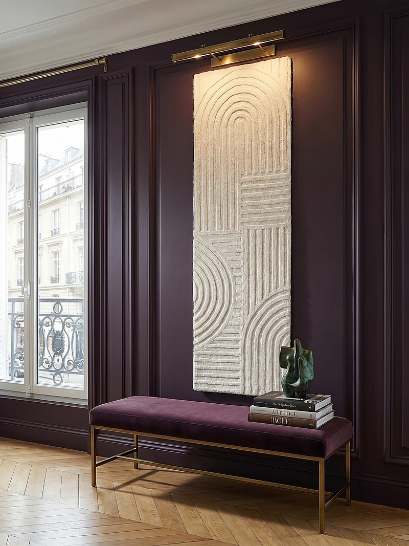 Wollteppich Zen-Relief · 100 % Wolle · 14 mm Mittelflor