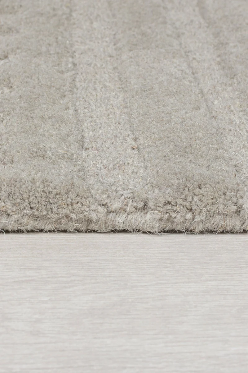 Wollteppich Zen-Relief · 100 % Wolle · 14 mm Mittelflor