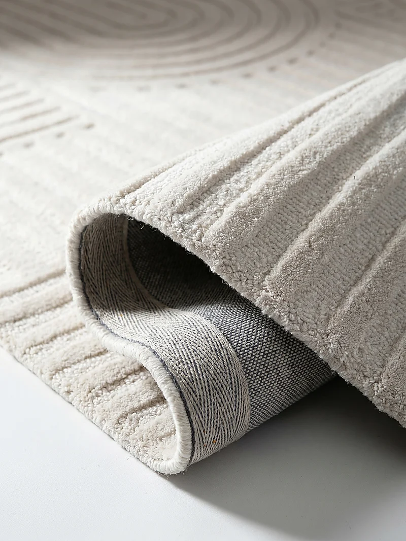 Wollteppich Zen-Relief · 100 % Wolle · 14 mm Mittelflor