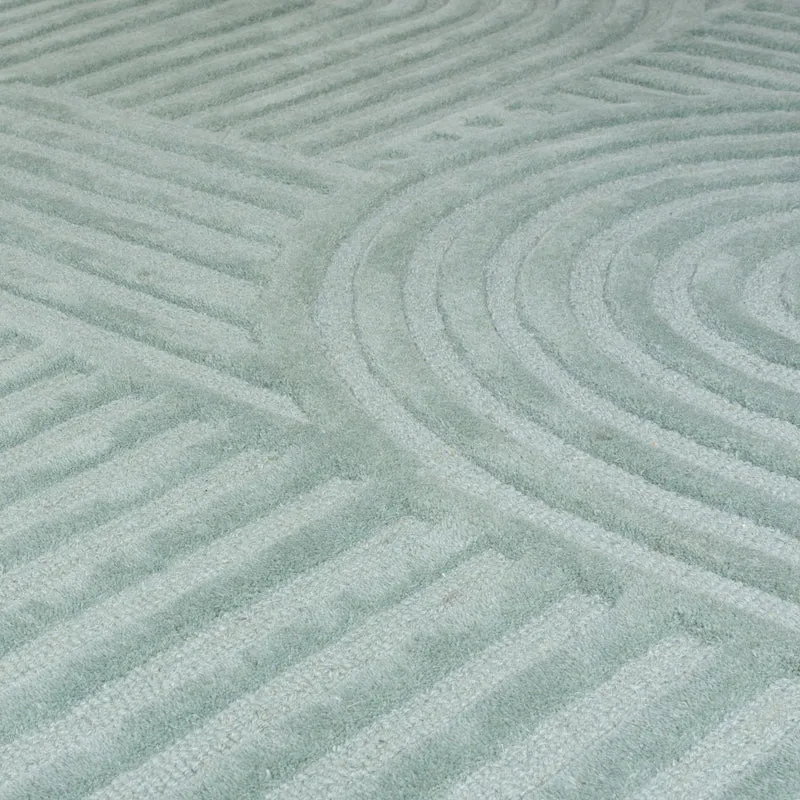 Wollteppich Zen-Relief · 100 % Wolle · 14 mm Mittelflor