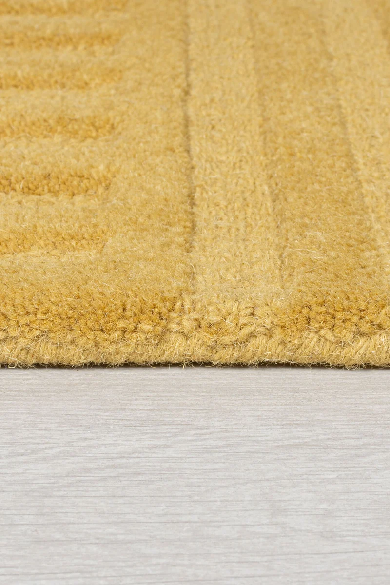 Wollteppich Zen-Relief · 100 % Wolle · 14 mm Mittelflor