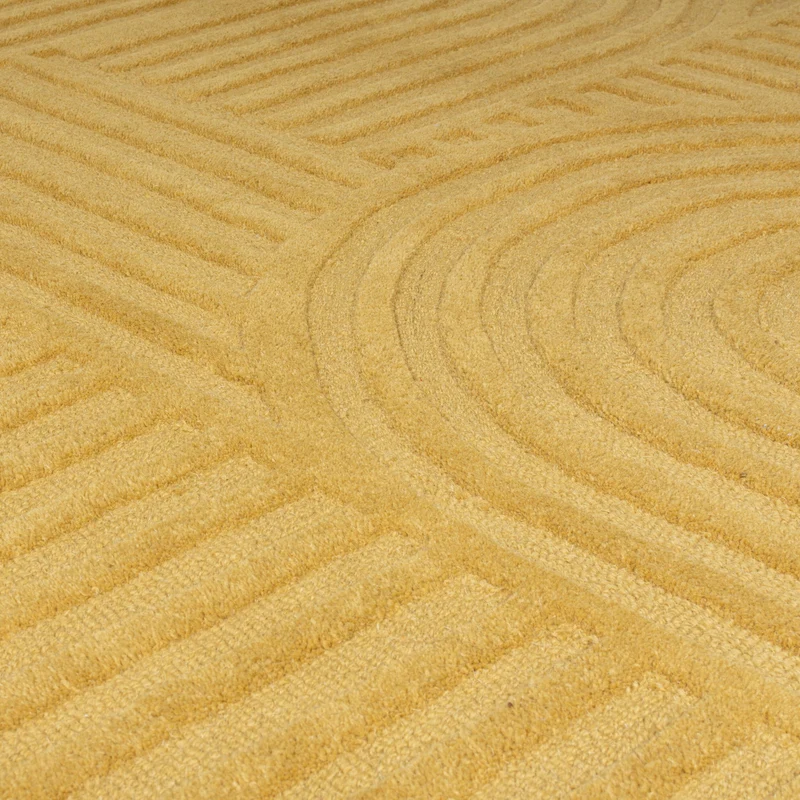 Wollteppich Zen-Relief · 100 % Wolle · 14 mm Mittelflor