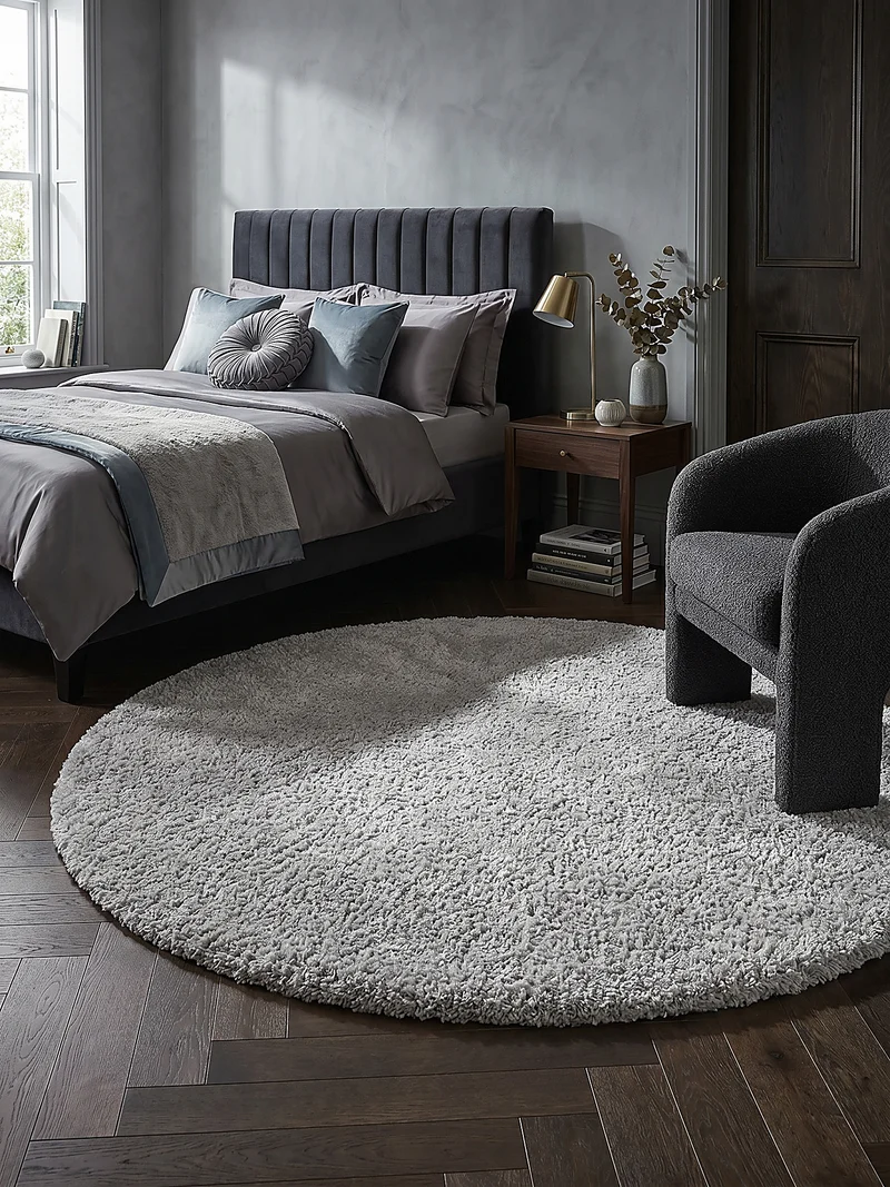 Teppich Hochflor Shaggy-Design, teddyweich