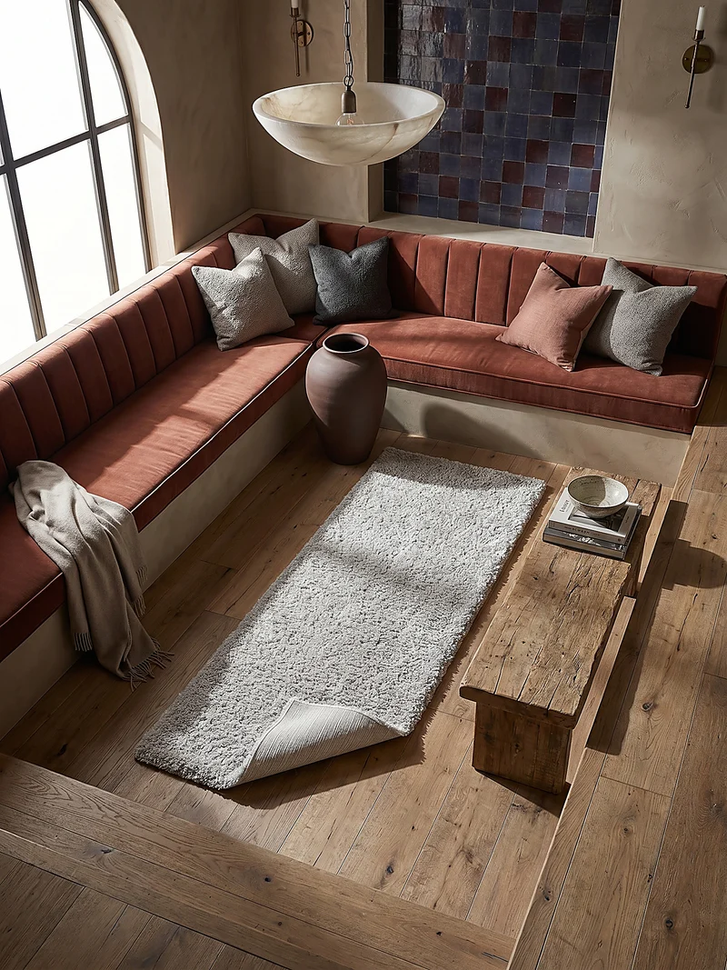 Teppich Hochflor Shaggy-Design, teddyweich