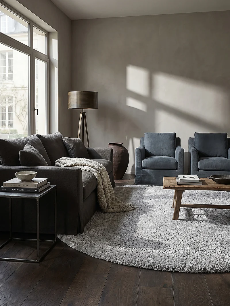 Teppich Hochflor Shaggy-Design, teddyweich