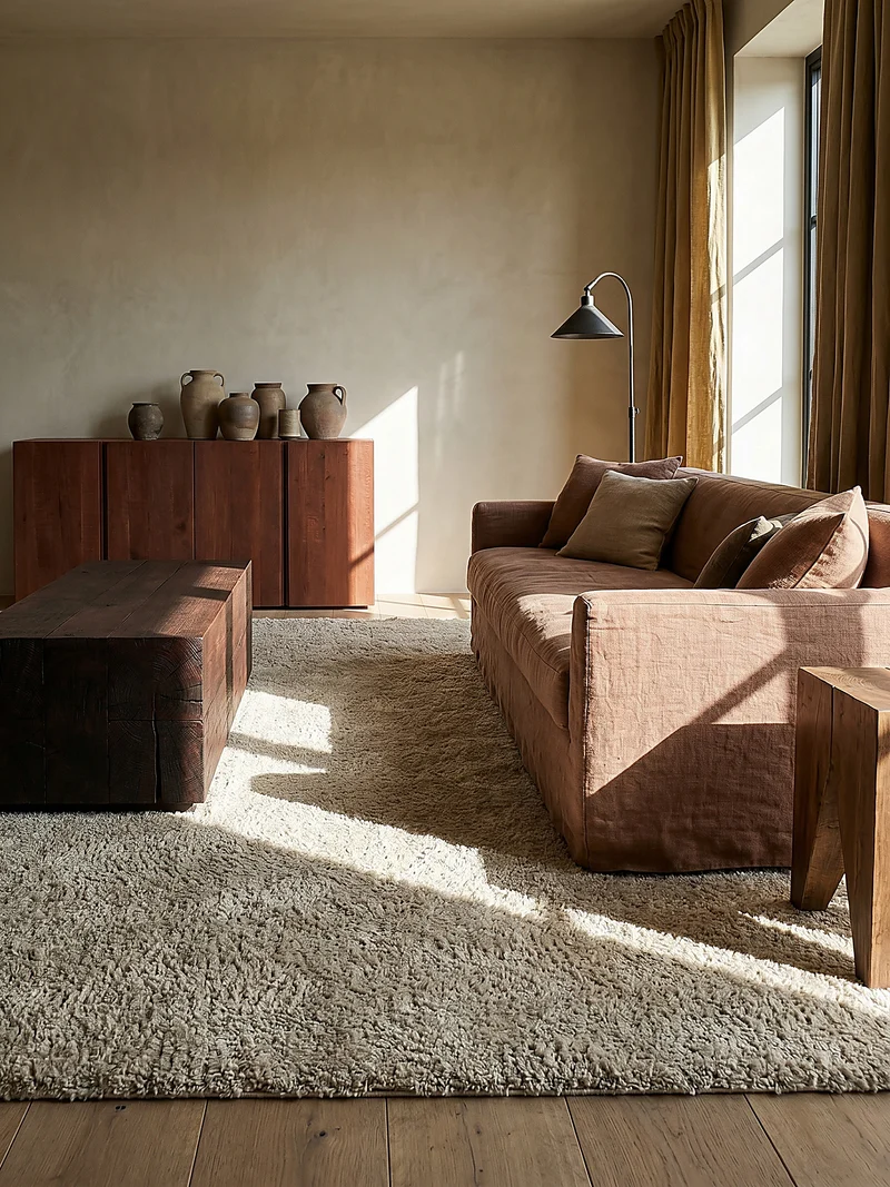 Teppich Hochflor Shaggy-Design, teddyweich