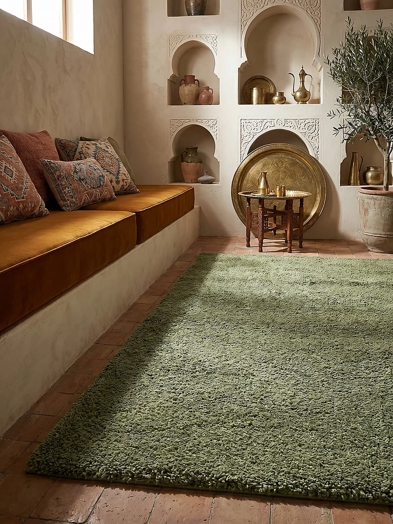 Teppich Hochflor Shaggy-Design, teddyweich
