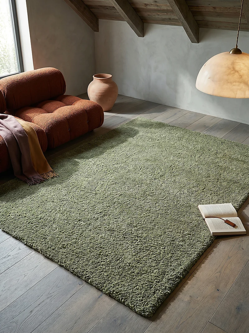 Teppich Hochflor Shaggy-Design, teddyweich