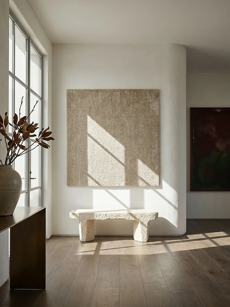 Teppich Hochflor Shaggy-Design, teddyweich