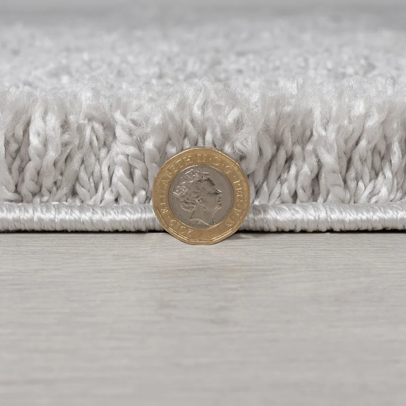 Teppich Hochflor Shaggy-Design, teddyweich
