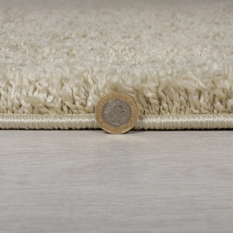 Teppich Hochflor Shaggy-Design, teddyweich