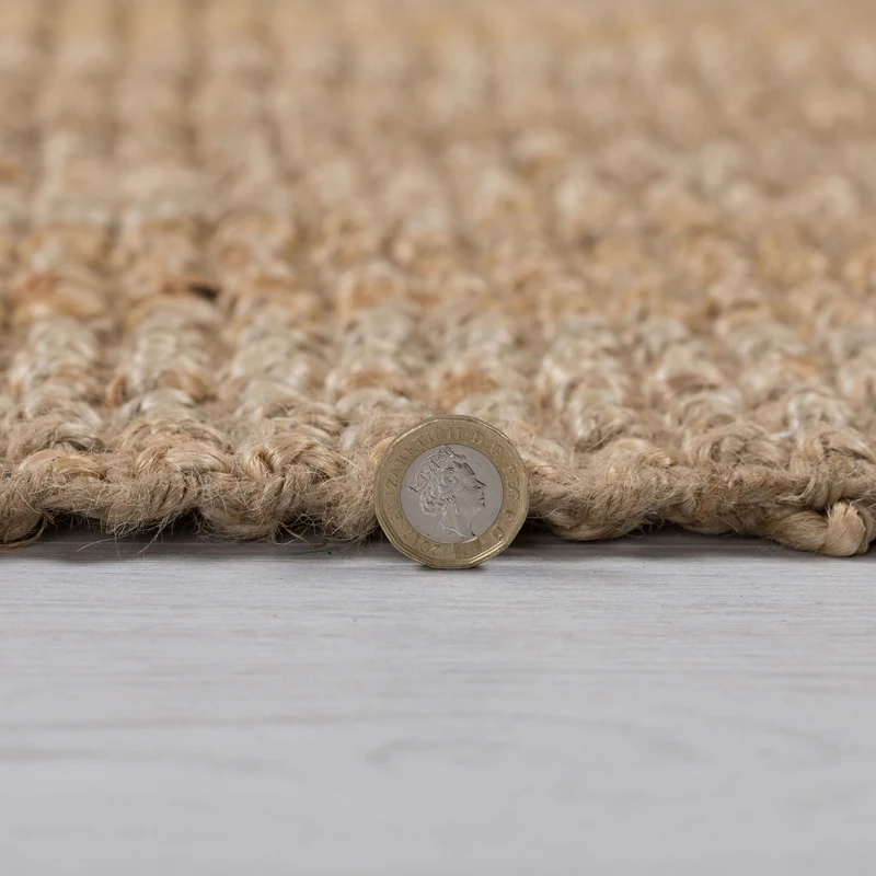 Teppich Jute Wende-Design, strapazierfähig