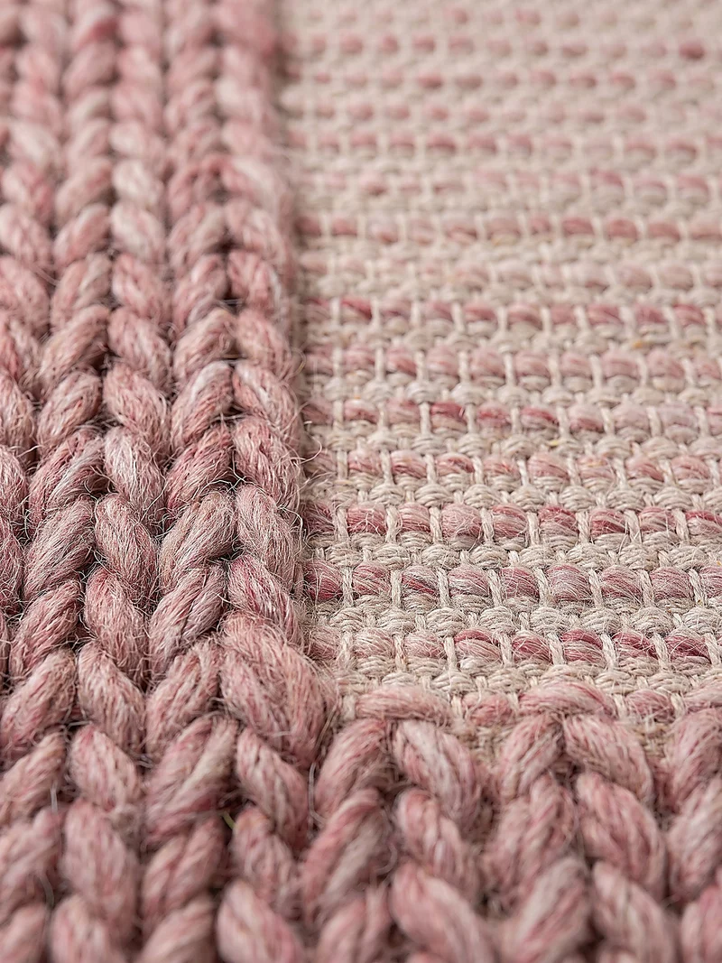Wollteppich Strickstruktur · 69-78 % Wollanteil · 6 mm Kurzflor