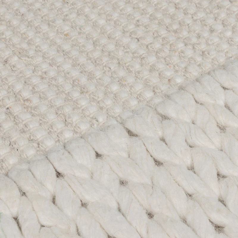 Wollteppich Strickstruktur · 69-78 % Wollanteil · 6 mm Kurzflor