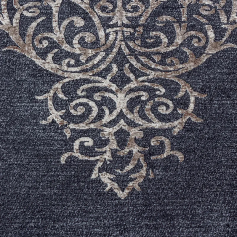 Flachgewebe-Teppich Barock – Waschbar | Besonders Weich & Griffig