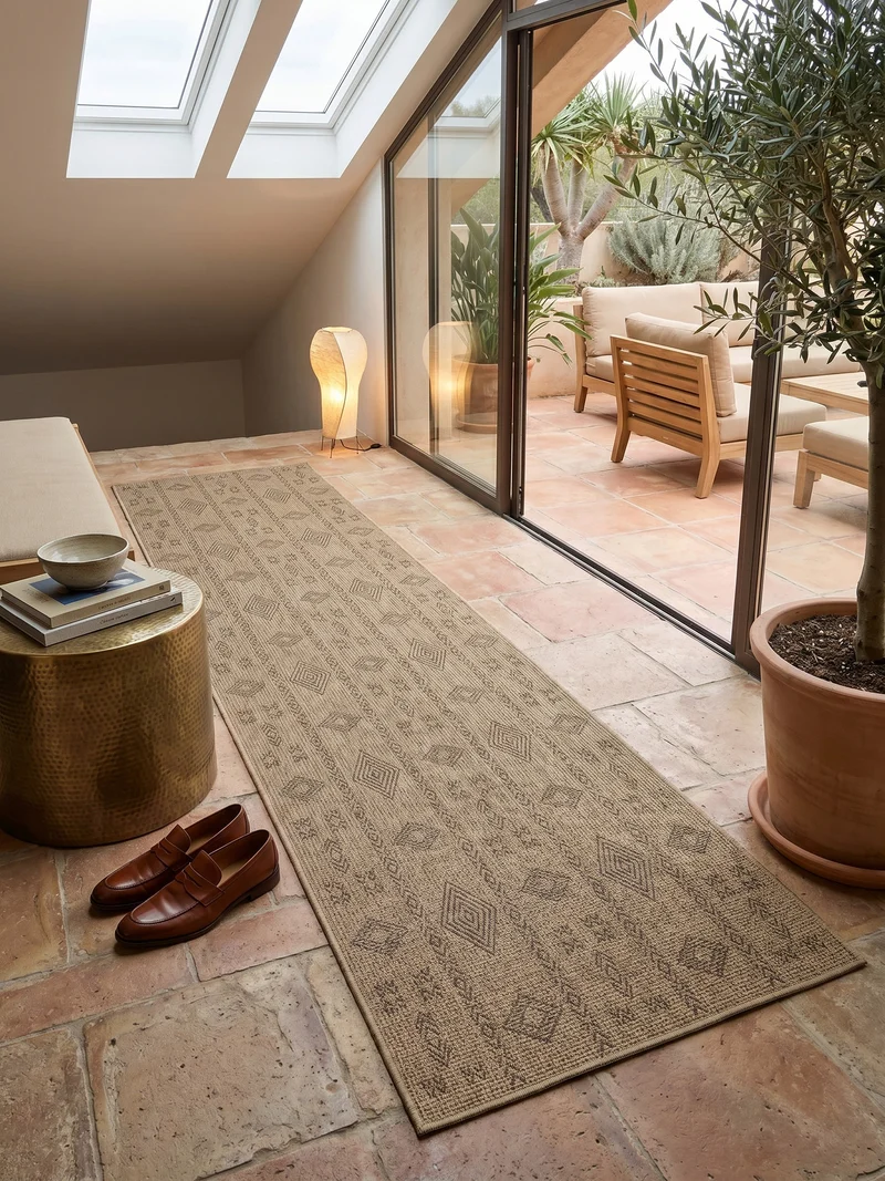 Outdoor-Teppich Sisal-Optik – Waschbar, Natürlich & Robust für Balkon