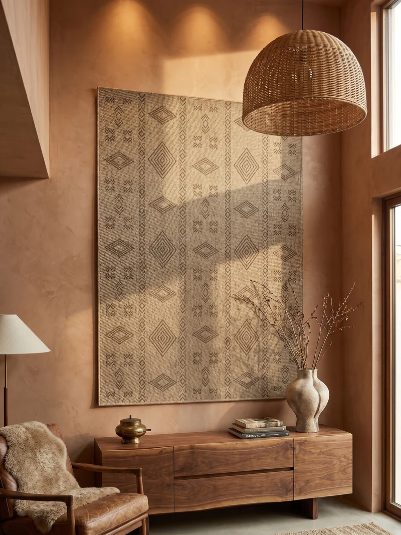 Outdoor-Teppich Sisal-Optik – Waschbar, Natürlich & Robust für Balkon