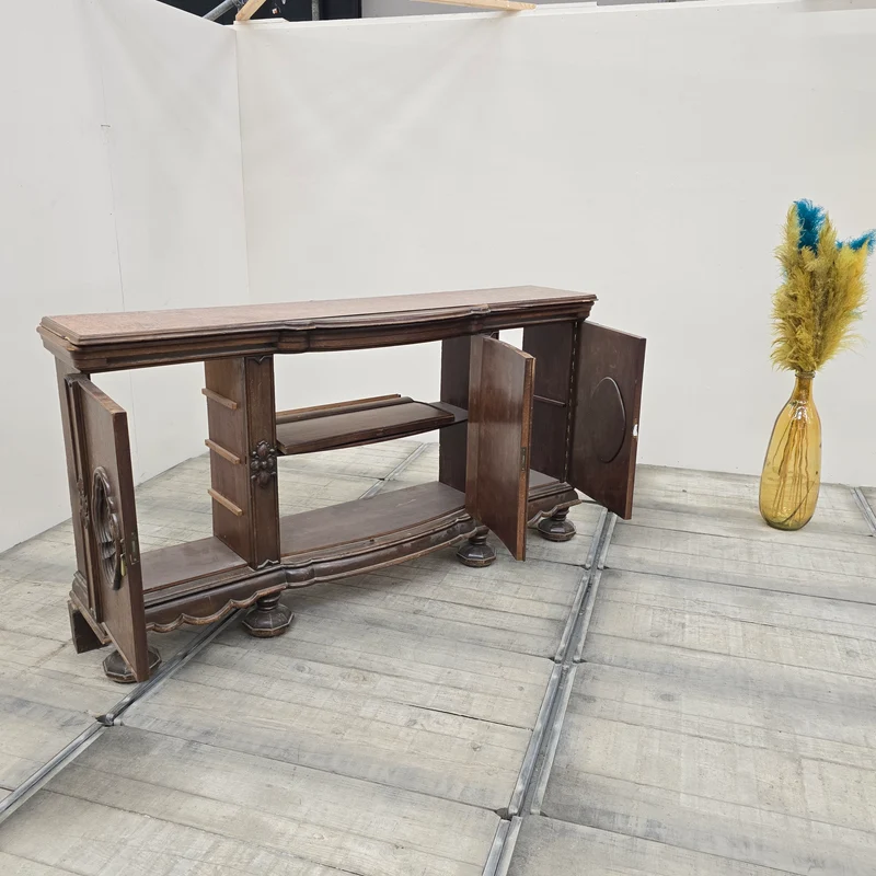 Antikes Sideboard Anrichte Massivholz Rustikal Schrank Vintage Gebraucht