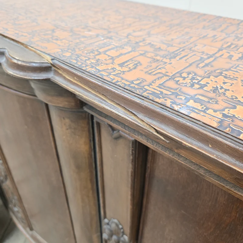 Antikes Sideboard Anrichte Massivholz Rustikal Schrank Vintage Gebraucht