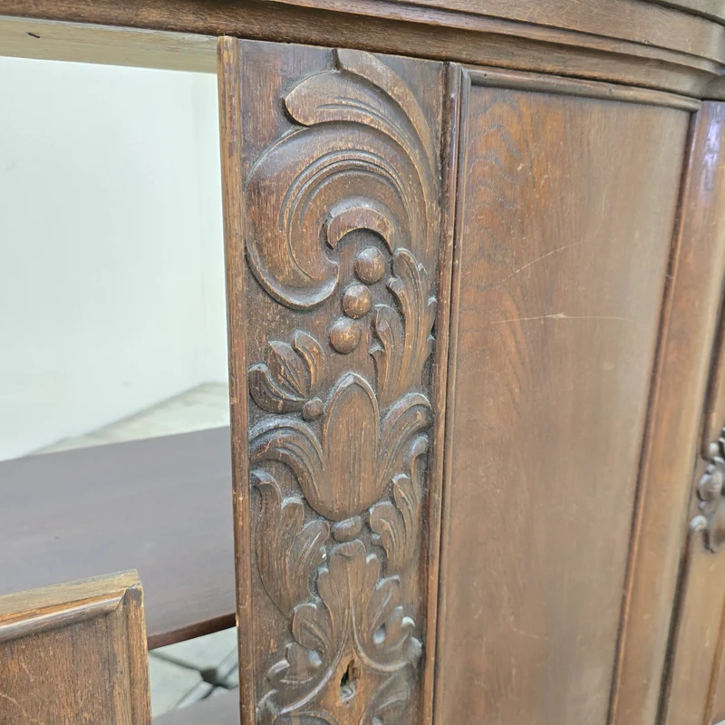 Antikes Sideboard Anrichte Massivholz Rustikal Schrank Vintage Gebraucht