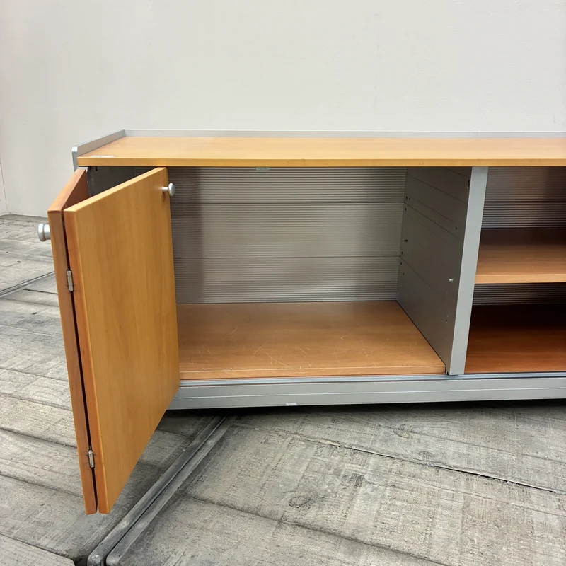 Vitra Spatio Sideboard mit Flügeltüren Büromöbel Holz Metall Sideboard Gebraucht