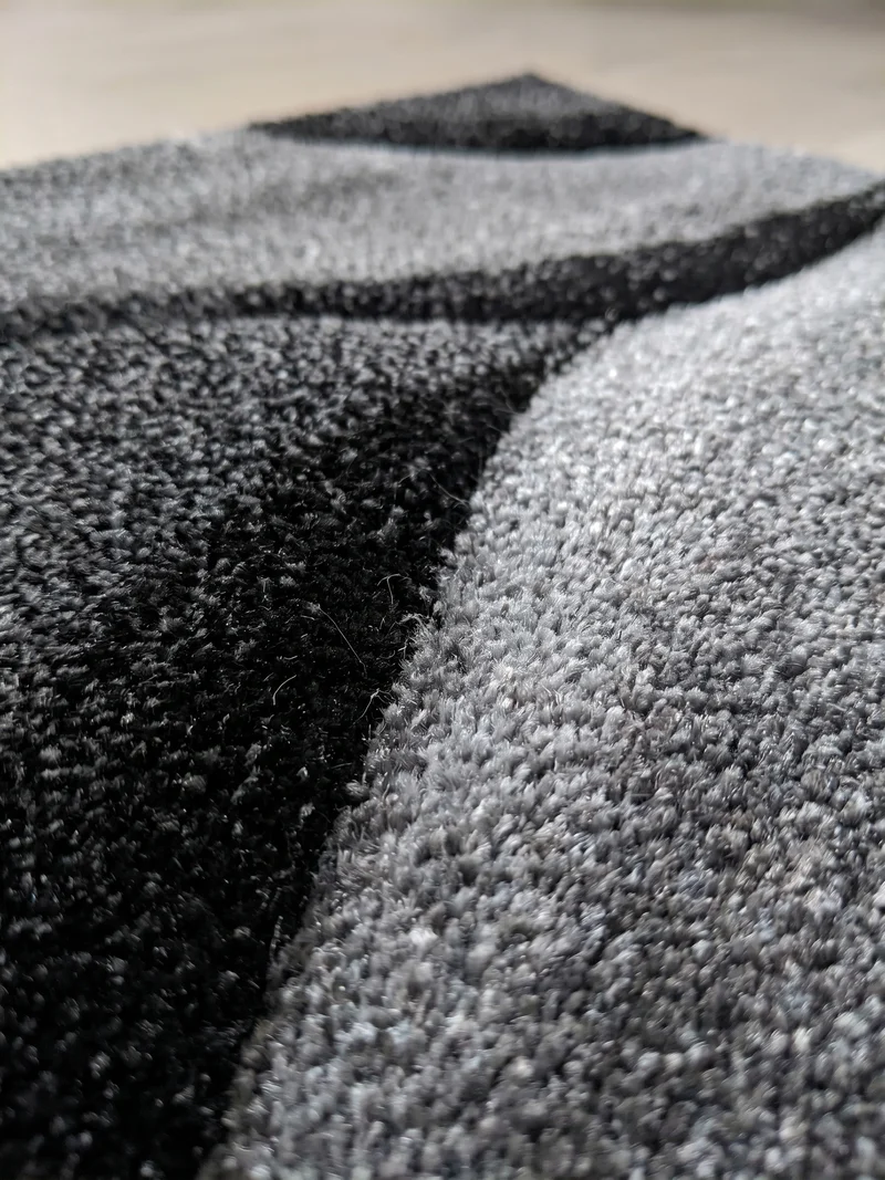 Kurzflor-Teppich Farbverlauf – Waschbar & Strapazierfähig | Frisée-Garn für Lebendige Textur