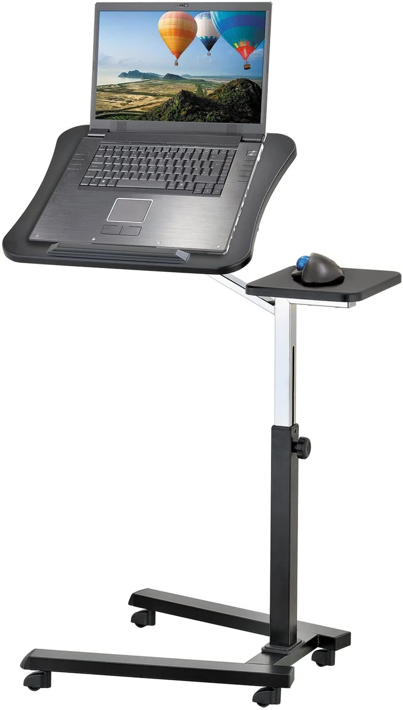 Tragbarer und höhenverstellbarer Laptop-Schreibtisch mit Mauspad