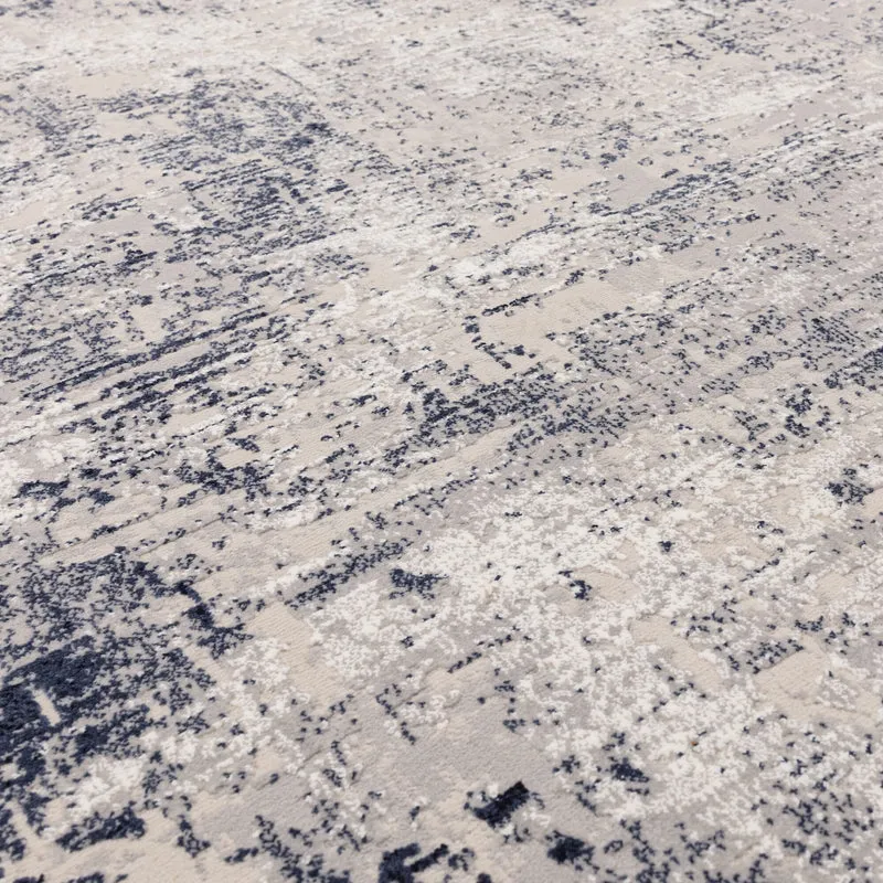 Teppich Velours abstrakt mit Bordüren