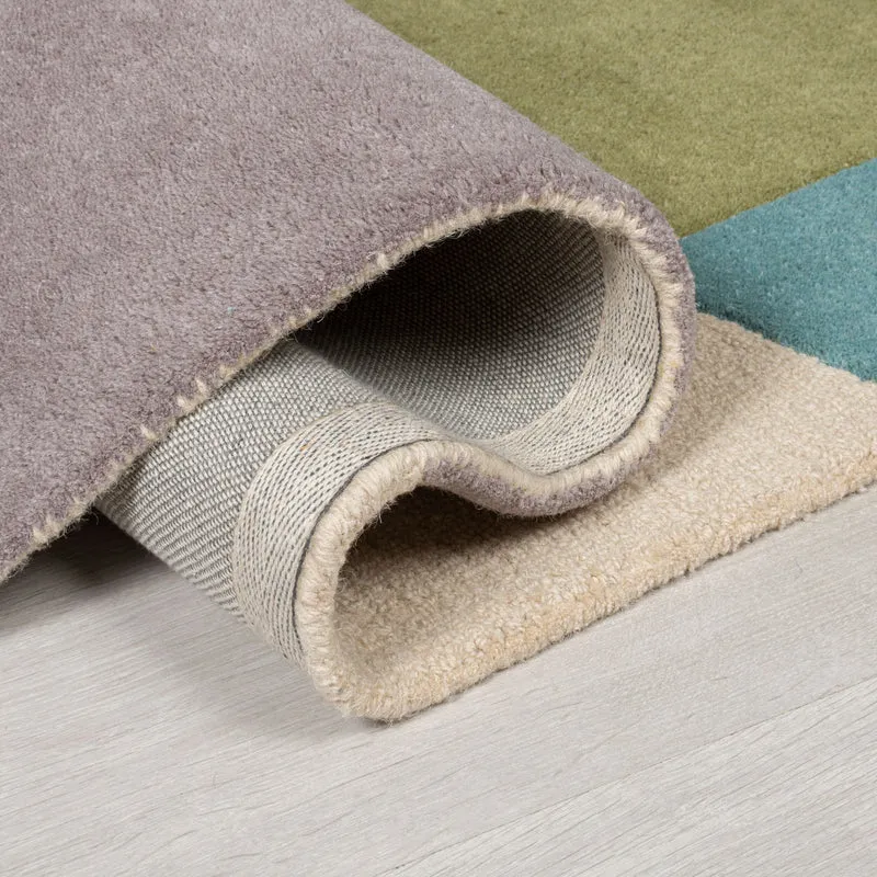 Wollteppich Abstrakt-Design · 100 % Wolle · 8 mm Kurzflor
