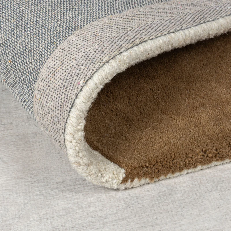 Wollteppich Abstrakt-Design · 100 % Wolle · 8 mm Kurzflor
