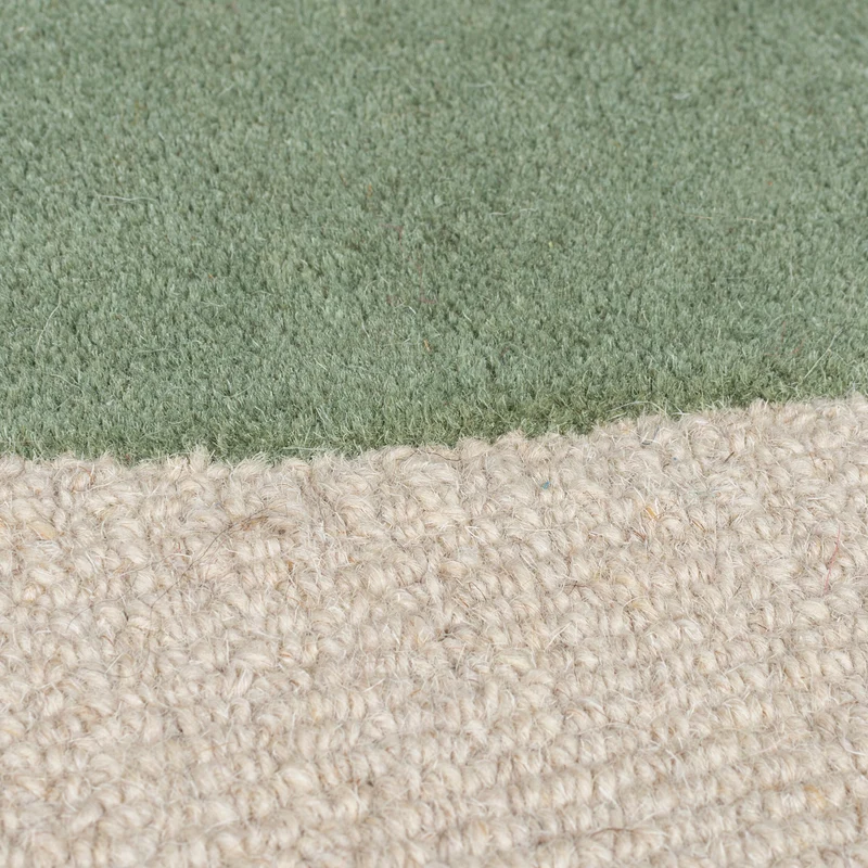 Wollteppich Abstrakt-Design · 100 % Wolle · 8 mm Kurzflor