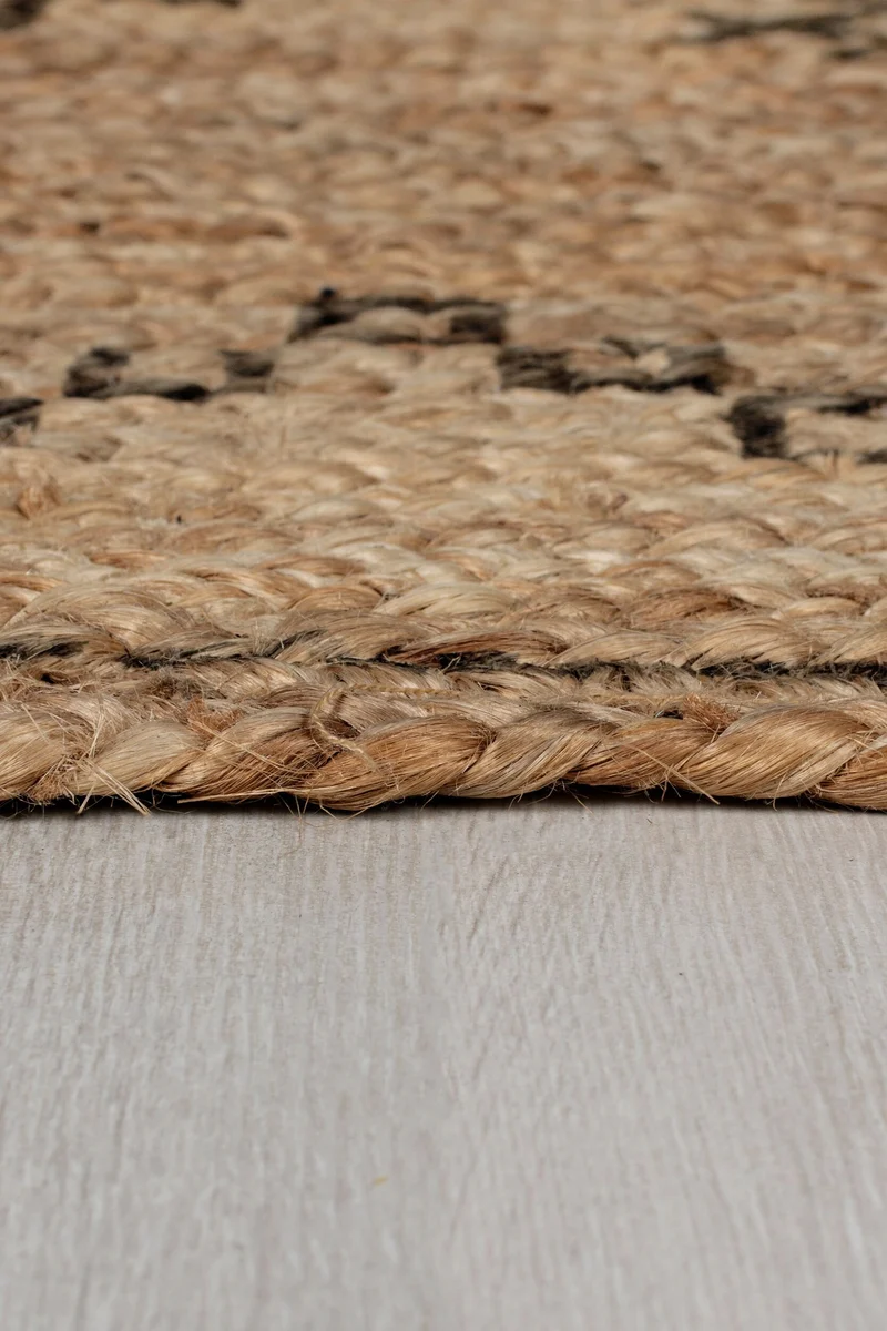 Teppich Jute handgewebt geometrisch PAUL