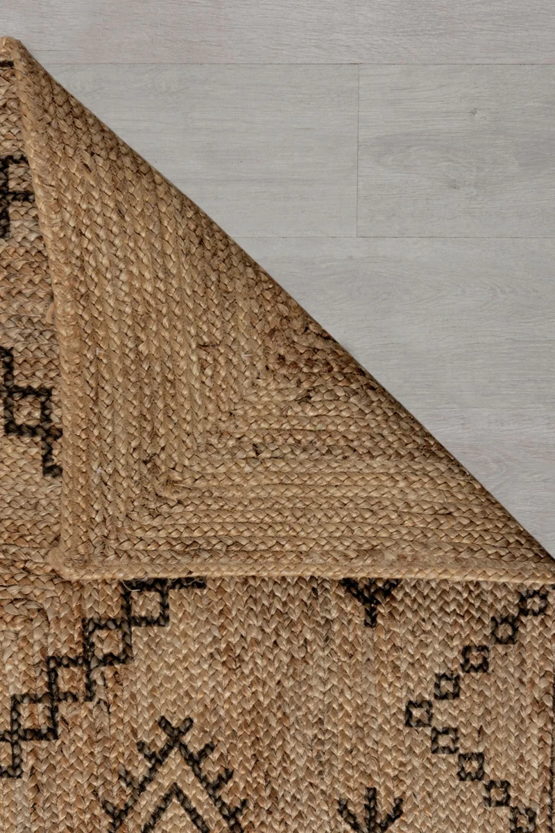 Teppich Jute handgewebt geometrisch PAUL