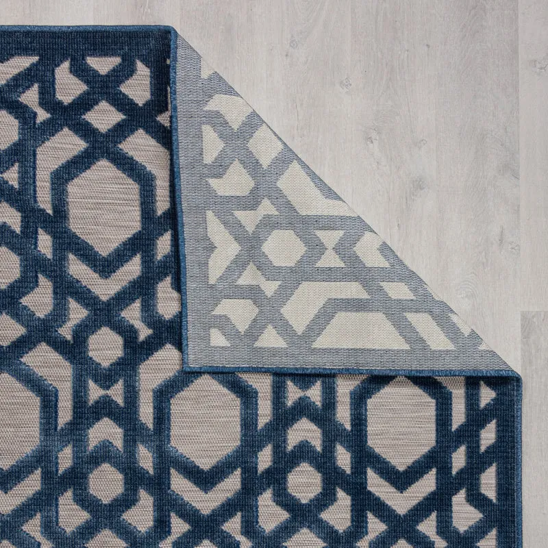 Outdoor-Teppich Marokkanisches-Mosaik, winterfest LIAM