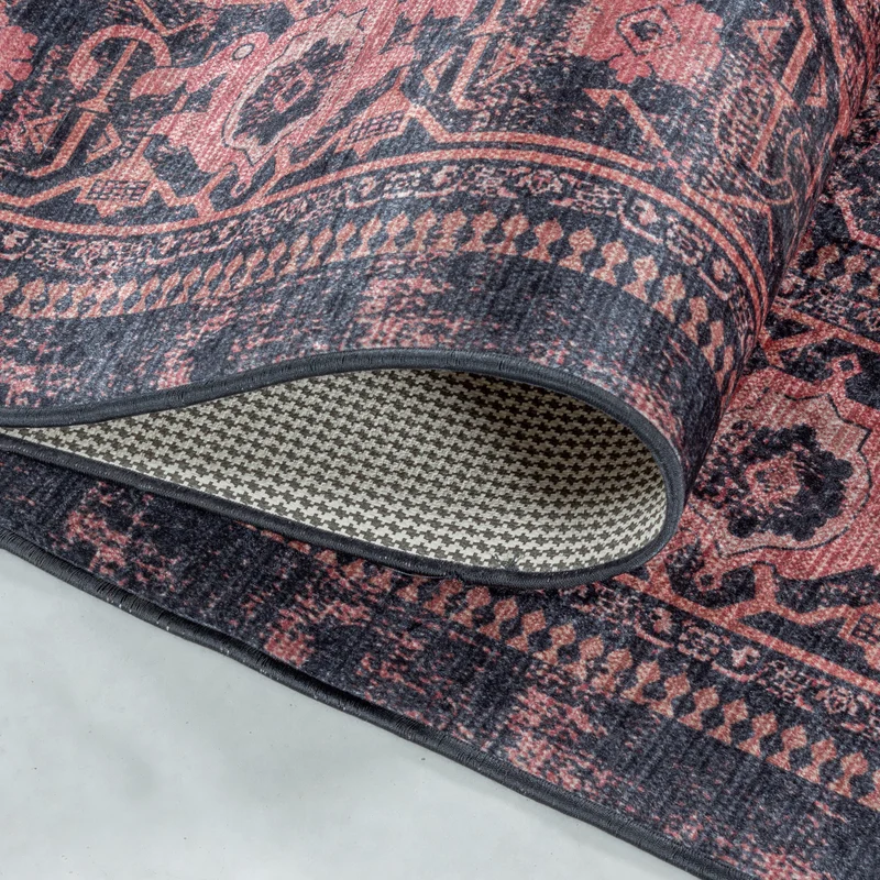 Flachgewebe-Teppich Orientalisch – Waschbar | Maschinenwaschbar bei 30°C